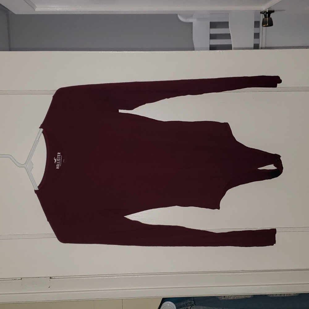 Hollister Maroon bodysuit